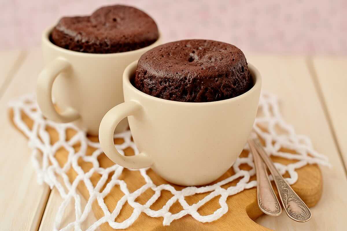 Un mug cake au chocolat