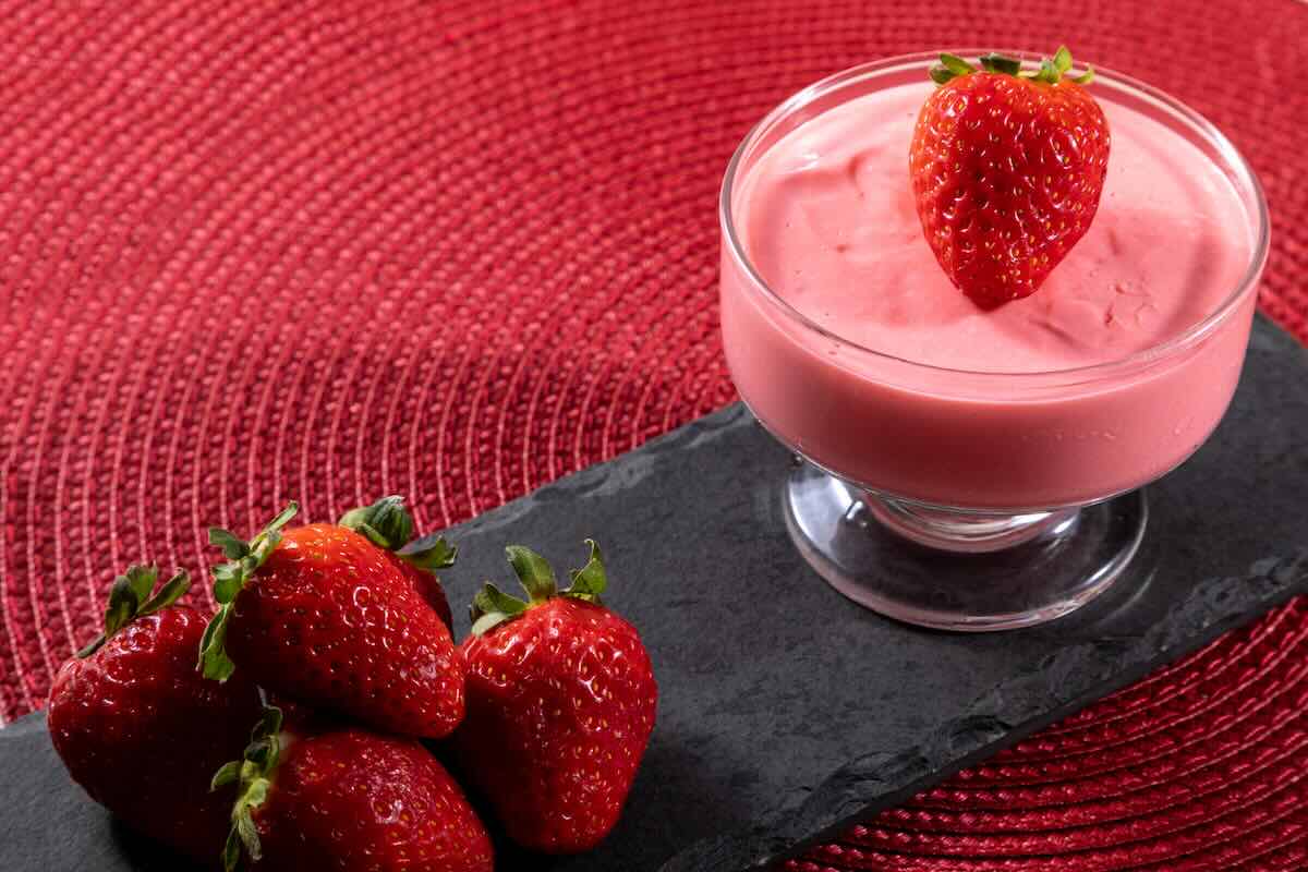 Mousse aux fruits rouges